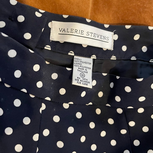 Vintage Full Black & White Polka Dot Skirt (10) - Picture 7 of 7